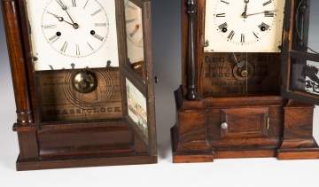 Forestville and Atkins Shelf Clocks