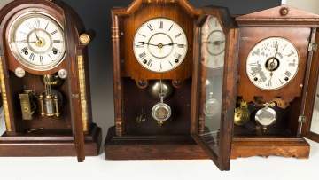 Ingraham and Two Seth Thomas Shelf Clocks