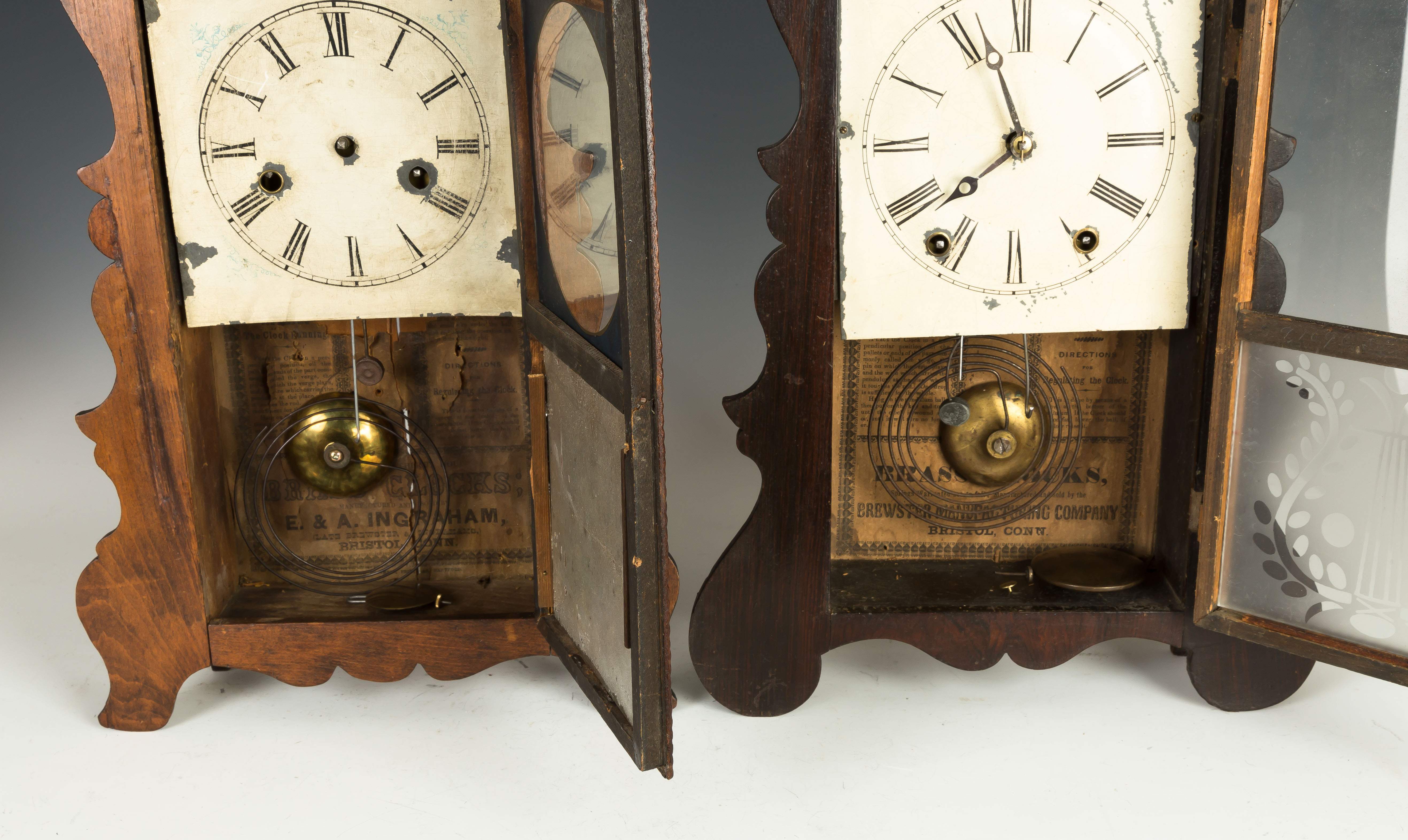 Two Victorian Shelf Clocks | Cottone Auctions