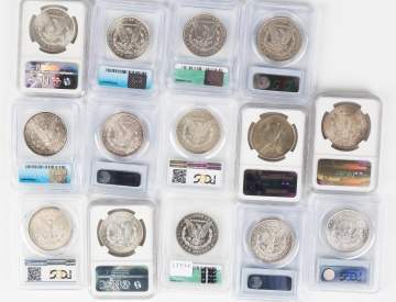 Estate Graded Silver Dollar Coin Collection