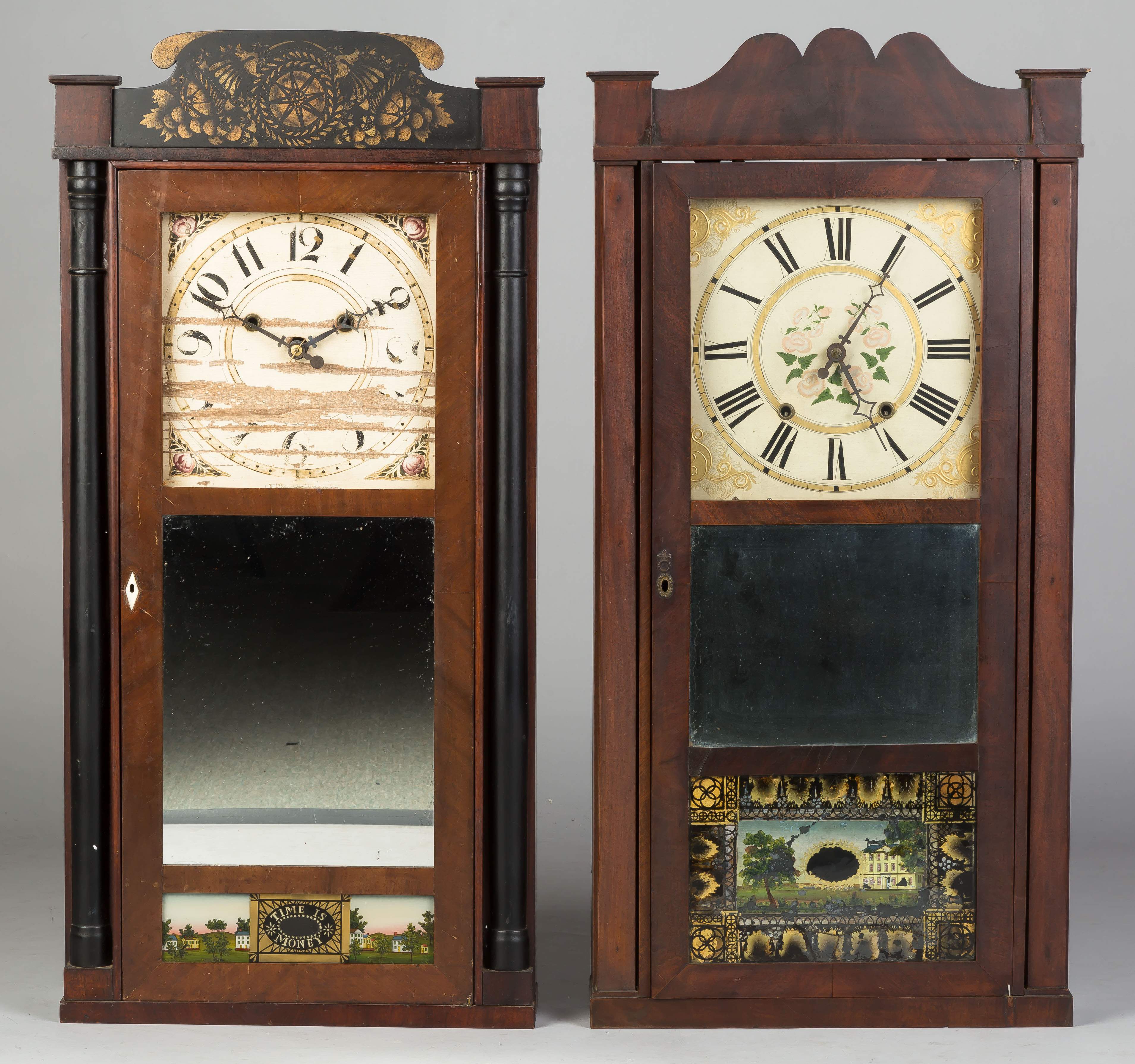 Two Column and Splat Shelf Clocks | Cottone Auctions