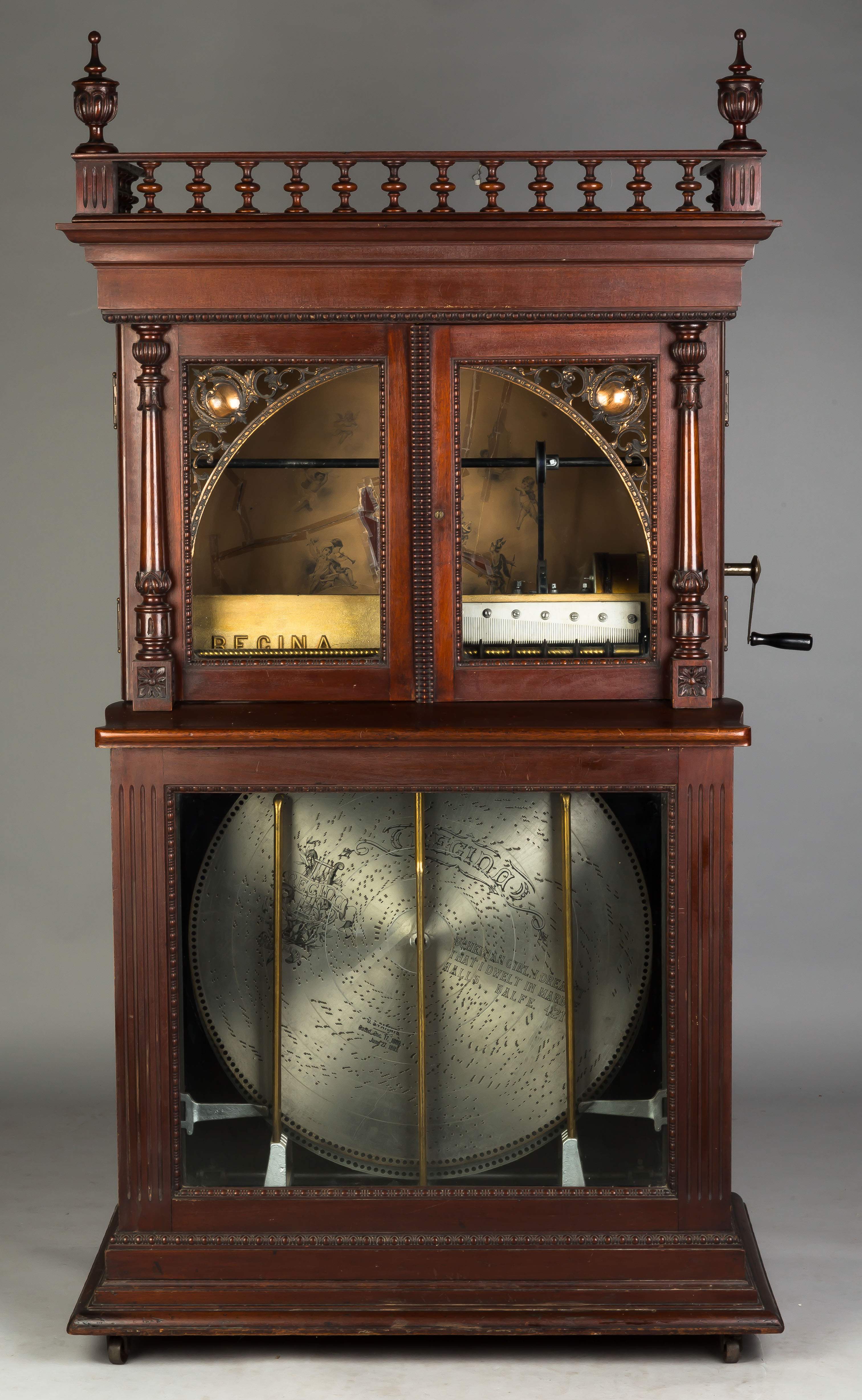 Fine Regina Upright Changer Music Box Cottone Auctions