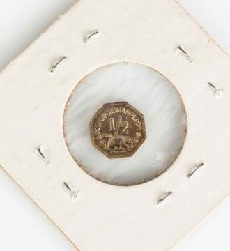 Two Half Dollar Gold Coins