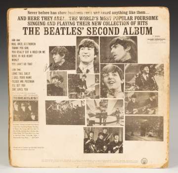 Beatles Album Cover with Signatures