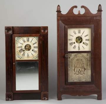 Two Chauncey Jerome Shelf Clocks