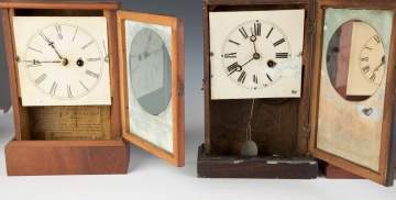 Three New England Cottage Clocks