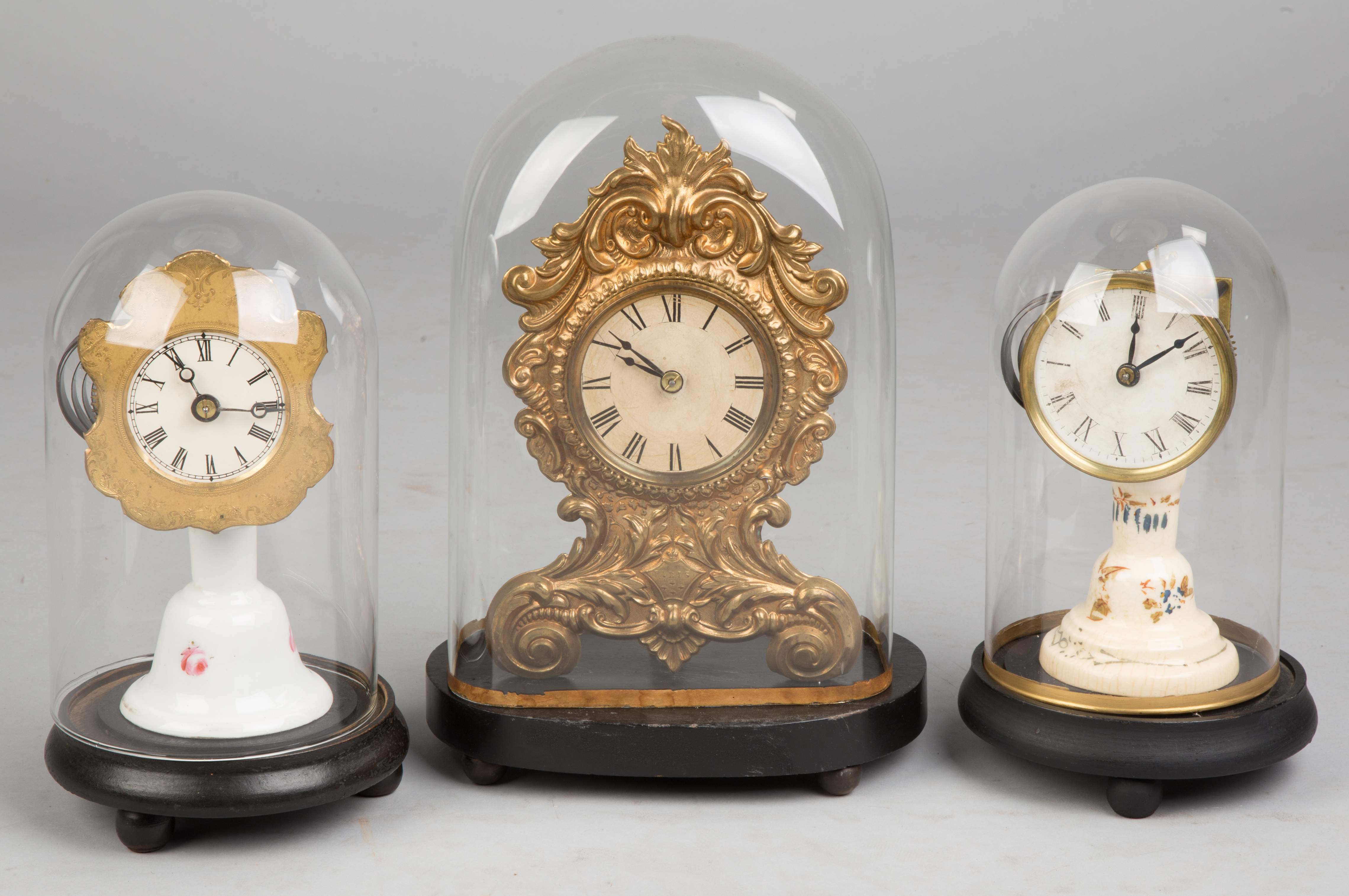 Two Candlestick Clocks and A Bostford Clock | Cottone Auctions