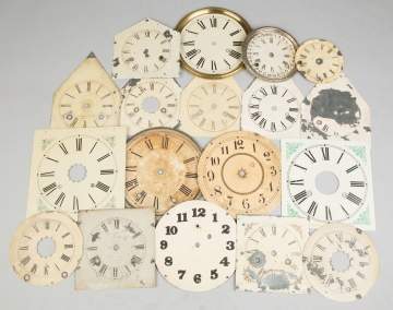 Large Group of Various Clock Dials
