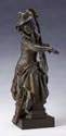 Sgn. A. Carrier Belleuse Bronze Cellist