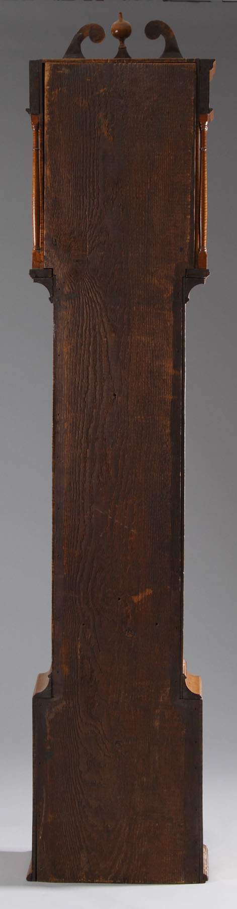 Attributed to Josiah Gooding Tiger Maple Tall Case Clock