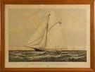 Currier & Ives, "A 'Crack' Sloop in a Race to Windward. Yacht Gracie of NY" 