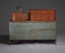 Early 19th Century Blanket Box w/Boot Jack Ends