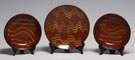 2 Redware Plates & 1 Redware Plate