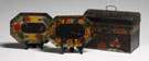 2 Toleware Trays & 1 Dome Top Box