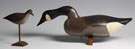 Carved & Painted Shore Bird & Goose