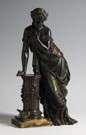 Classical Bronze Sculpture of Woman 