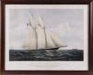 Currier & Ives "R.T.Y.C. Schr. Cambria 199 Tons" Lithograph