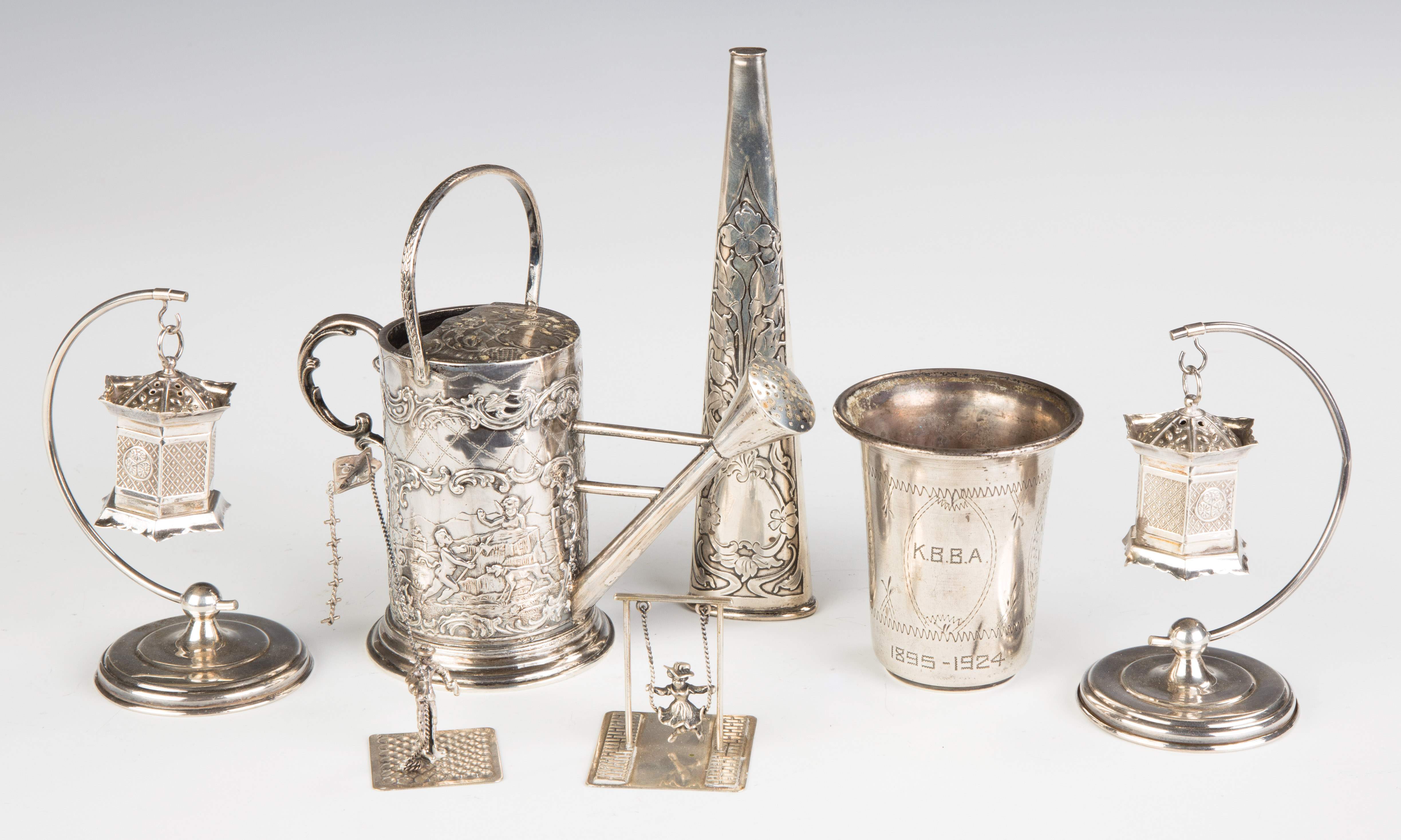 Group of Sterling Silver Novelty Items Cottone Auctions