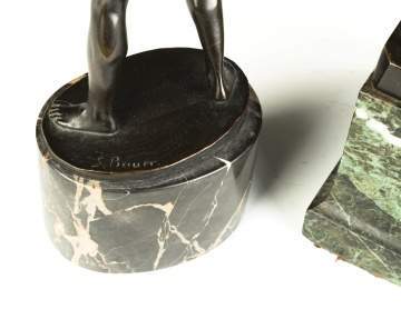 Three Bronze Sculptures