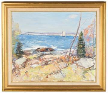 Milton Holm (American, 1903-1999) Lake Ontario