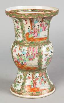 Chinese Rose Medallion Vase