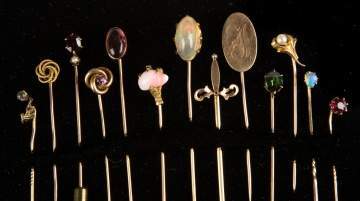 Collection of Gold Stick Pins