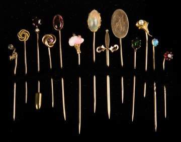 Collection of Gold Stick Pins