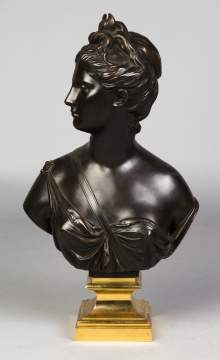 Bronze Bust of Diana