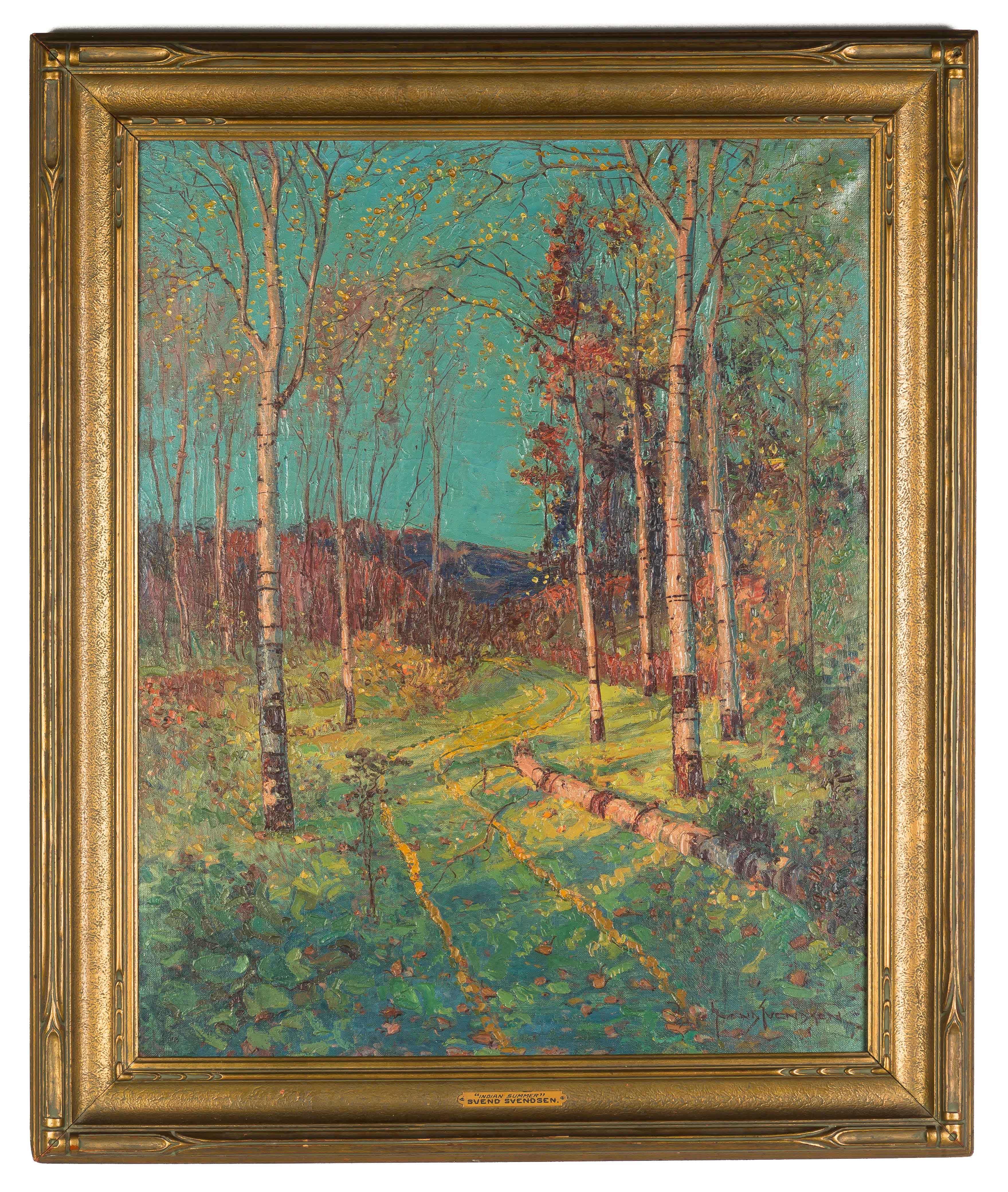 Svend Rasmussen Svendsen (American/Norwegian, 18641945) "Indian Summer