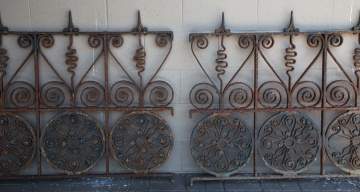 Two E.B. Green Iron Gates 
