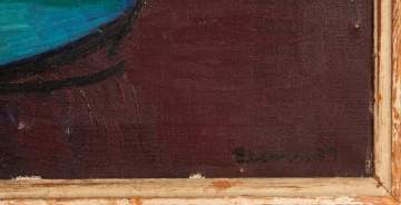 Ben Benn (American, 1884-1983) Still Life with Fruit