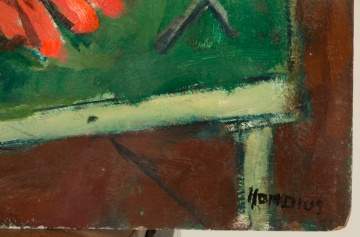 Gerrit Hondius (American, 1891-1970) Still Life with Red Glove