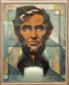 Alfred D. Crimi (American, 1900-1994) "Abraham Lincoln"