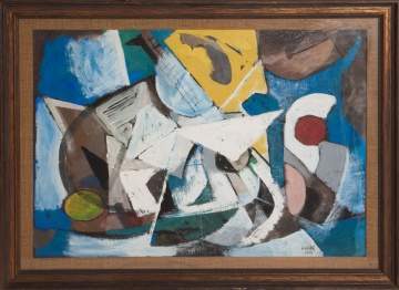 John von Wicht (American, 1888-1970) Still Life Motif