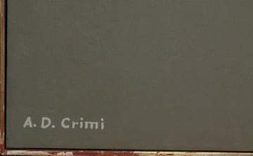 Alfred D. Crimi (American, 1900-1994) "Relations" (aka Space Relations)