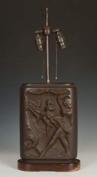 John Hovannes
(American, 1900–1973) Bronze Lamp Base