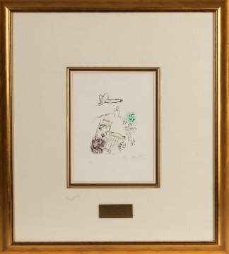 Marc Chagall (French/Russian, 1887-1985) "King David"                           