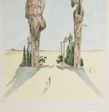 Salvador Dali (Spanish, 1904-1989) "Angels Of Millet"