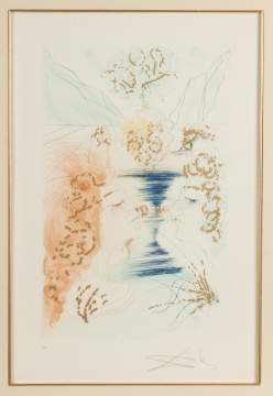 Salvador Dali (Spanish, 1904-1989) "Grapes/Song of Songs"