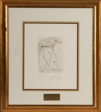 Salvador Dali (Spanish, 1904-1989) "Space Elephant"           