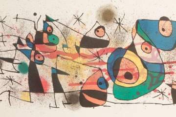 Joan Miro (Spanish, 1893-1983) Single Plated Ceramiques   