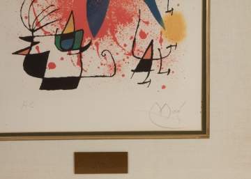 Joan Miro (Spanish, 1893-1983) "Blue Star"