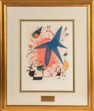 Joan Miro (Spanish, 1893-1983) "Blue Star"