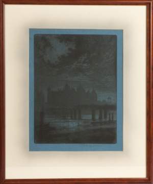 Joseph Pennell (American, 1857-1926) "Whitehall Court" 