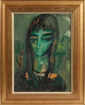 Modern Portrait of Young Girl