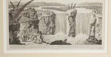 Early Print of Niagara Falls