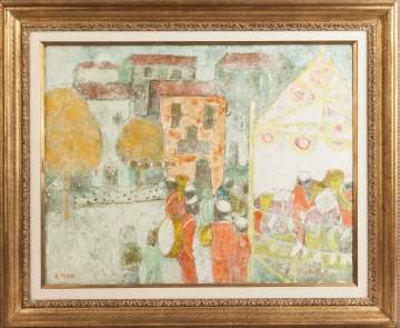 Bernardino Toppi  (Italian, Born 1936) "Musicians De Village"