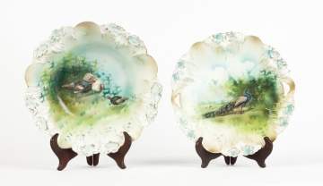 R.S. Prussia Bowl and Porcelain Charger