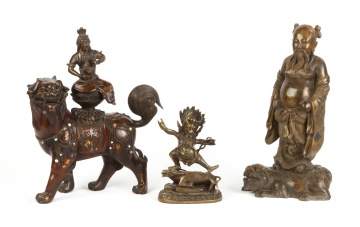 Three Asian Bronze Sculptures