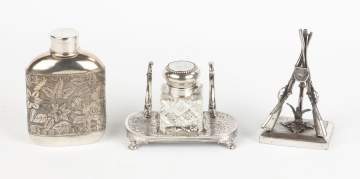 3 Silver Plate Items